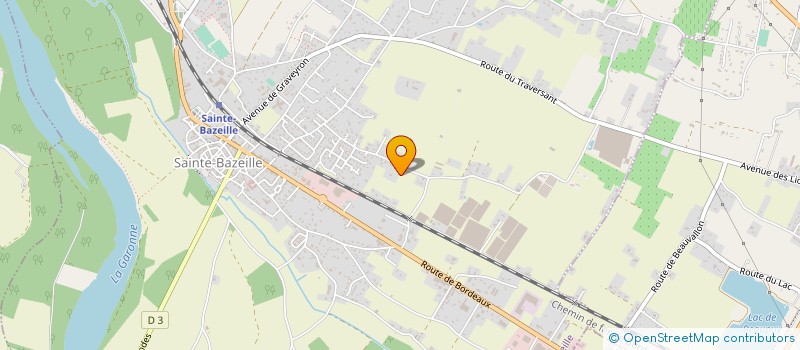 localisation de l'entreprise SCI YVAN BORSAVIA  SAINTE-BAZEILLE