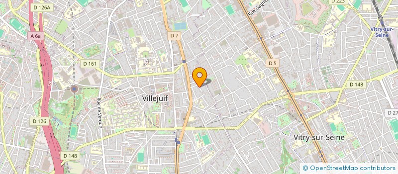 localisation de l'entreprise SCI YVAN PAVLOV à VILLEJUIF