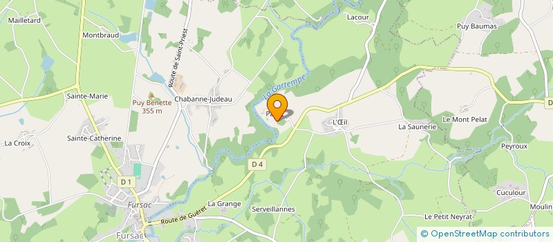 localisation de l'entreprise SCI YVANO  FURSAC