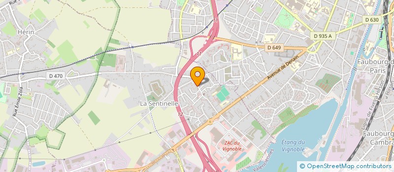 localisation de l'entreprise SCI YVAR  LA SENTINELLE