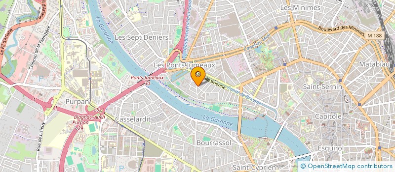 localisation de l'entreprise SCI YVECOR à TOULOUSE