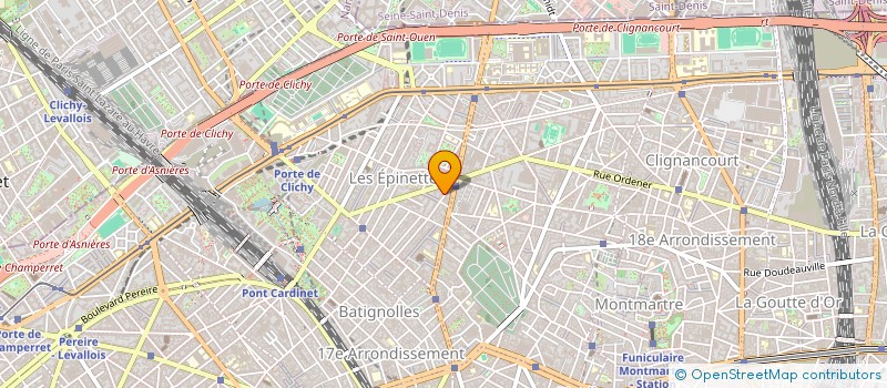 localisation de l'entreprise SCI YVEL à PARIS