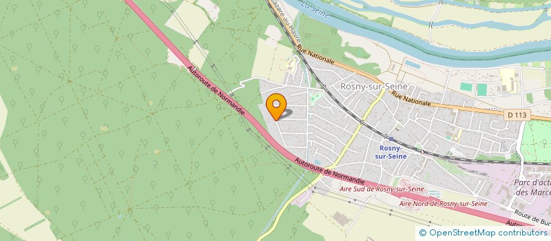 localisation de l'entreprise SCI YVELINES IMMOBILIER  ROSNY-SUR-SEINE