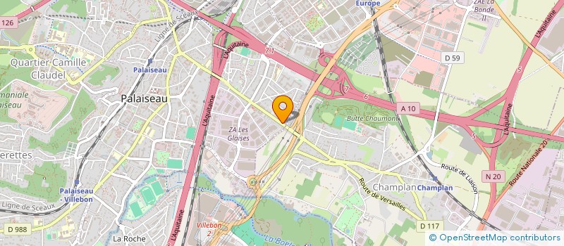 localisation de l'entreprise SCI YVEN ET ASSOCIES à PALAISEAU