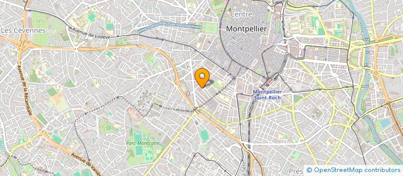 localisation de l'entreprise SCI YVERLOC à MONTPELLIER