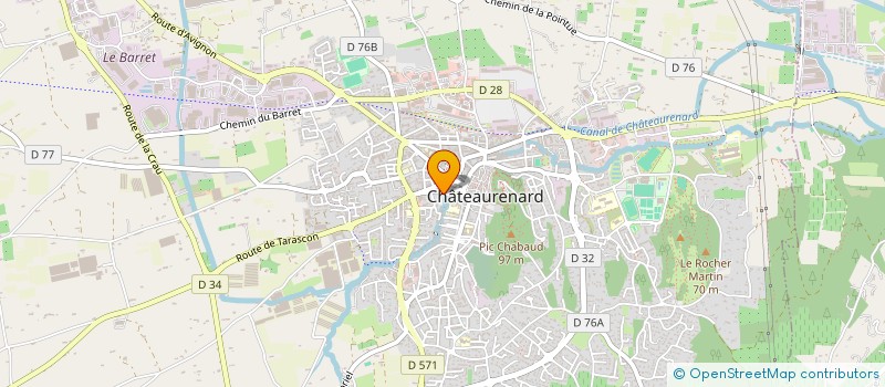 localisation de l'entreprise SCI YVES à CHATEAURENARD