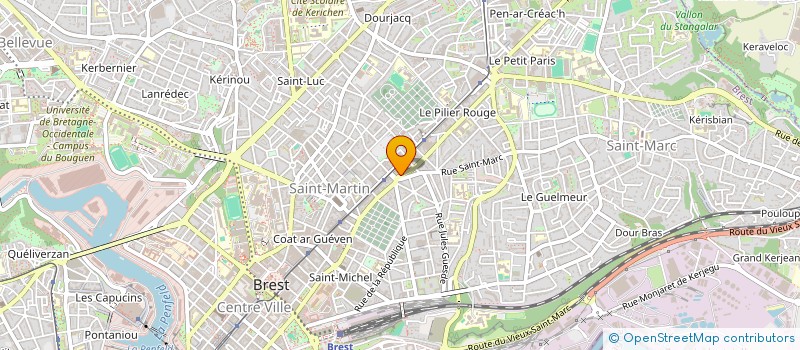 localisation de l'entreprise SCI YVES COLLET  BREST