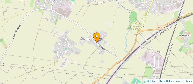 localisation de l'entreprise SCI YVES ET MARIE CLAIRE  CHEMY