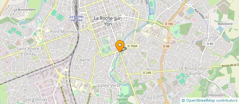 localisation de l'entreprise SCI YVES RAMOZ  LA ROCHE-SUR-YON