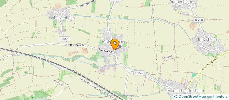 localisation de l'entreprise SCI YVETTE  OLWISHEIM