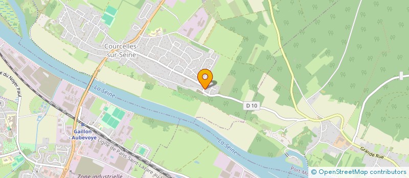 localisation de l'entreprise SCI YVETTE  COURCELLES-SUR-SEINE