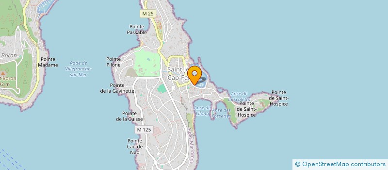 localisation de l'entreprise SCI YVHER à SAINT-JEAN-CAP-FERRAT
