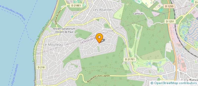 localisation de l'entreprise SCI YVICA à LA TESTE-DE-BUCH