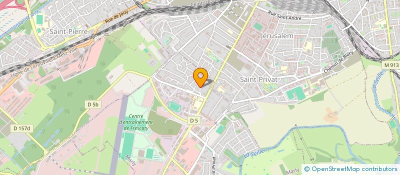 localisation de l'entreprise SCI YVISA à MARLY