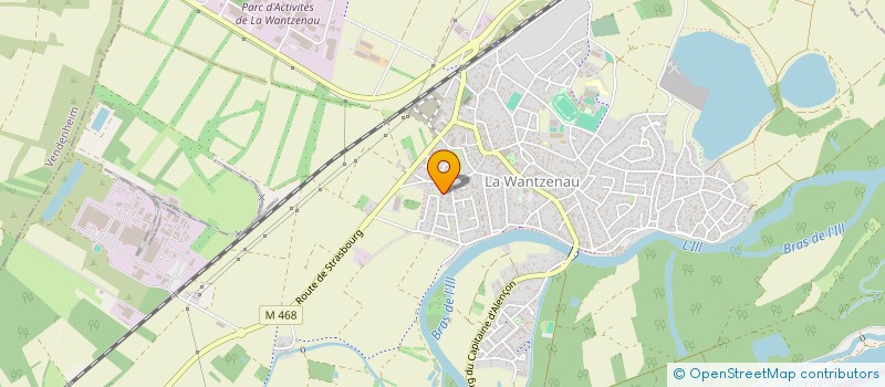 localisation de l'entreprise SCI YVK  LA WANTZENAU