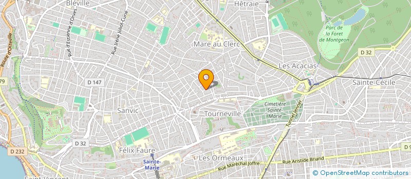 localisation de l'entreprise SCI YVOGIVE  LE HAVRE