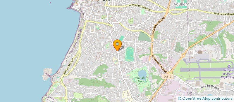localisation de l'entreprise SCI YVON à BIARRITZ