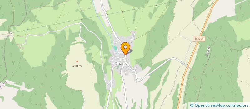 localisation de l'entreprise SCI YVON  ONANS