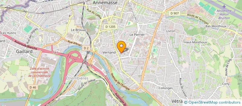 localisation de l'entreprise SCI YVONNE  VETRAZ-MONTHOUX