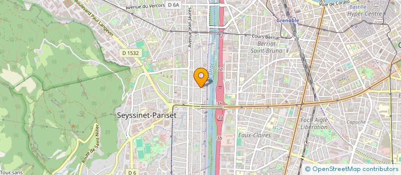 localisation de l'entreprise SCI YVONNE-ALBERT  SEYSSINET-PARISET