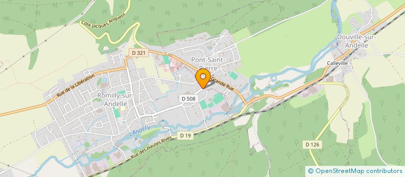 localisation de l'entreprise SCI YVONNE ET MARCEL CHERON  ROMILLY-SUR-ANDELLE