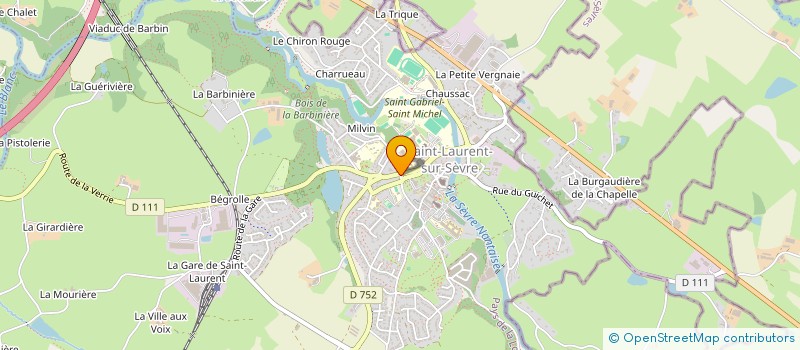 localisation de l'entreprise SCI YVONNICK à SAINT-LAURENT-SUR-SEVRE