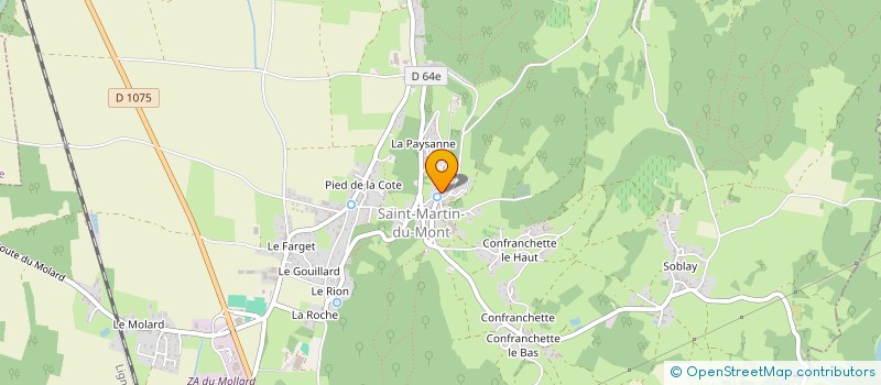 localisation de l'entreprise SCI YVROGENE  SAINT-MARTIN-DU-MONT