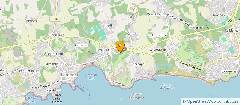 localisation de l'entreprise SCI YVTHOM à PLOEMEUR