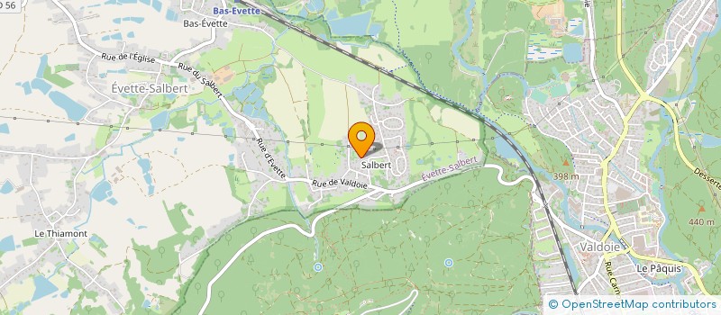 localisation de l'entreprise SCI YZ à ARGIESANS