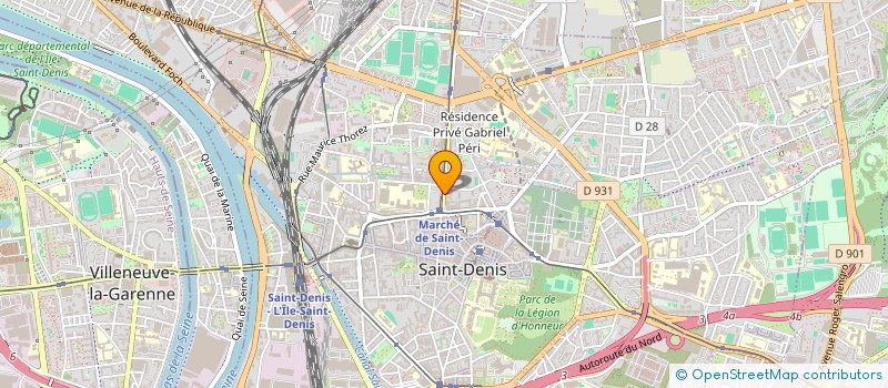 localisation de l'entreprise SCI YZAS à SAINT-DENIS