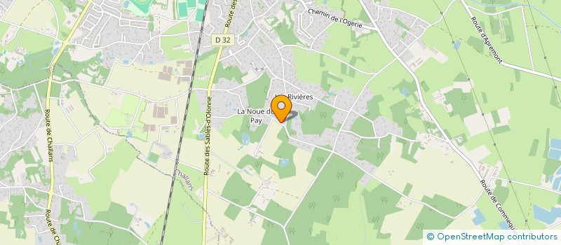 localisation de l'entreprise SCI YZELSY à CHALLANS