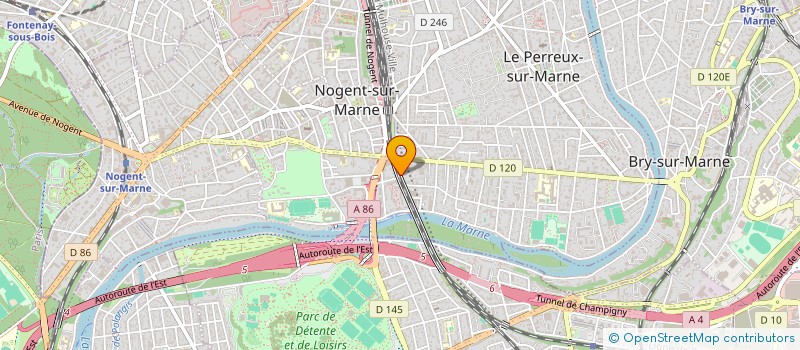 localisation de l'entreprise SCI Z  LE PERREUX-SUR-MARNE