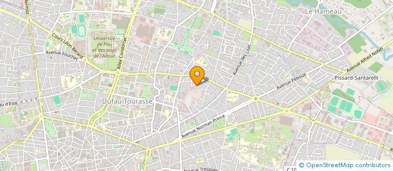 localisation de l'entreprise SCI Z&CO à PAU