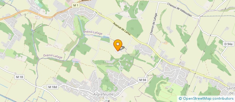 localisation de l'entreprise SCI Z.E.D  AIGREFEUILLE