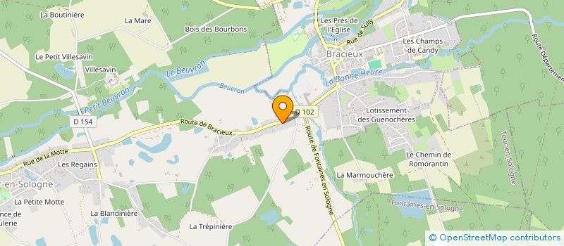 localisation de l'entreprise SCI Z.J.S.R  TOUR-EN-SOLOGNE