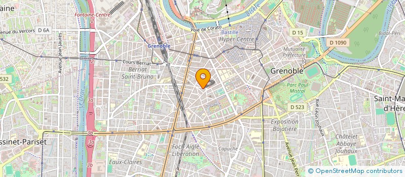 localisation de l'entreprise SCI Z.L. MEL à GRENOBLE