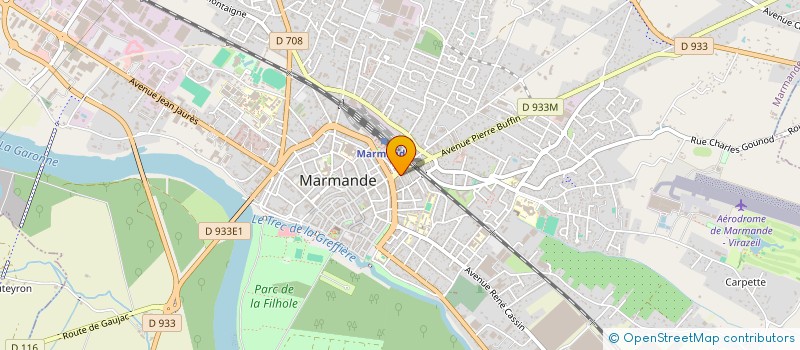 localisation de l'entreprise SCI Z'N COIF  MARMANDE