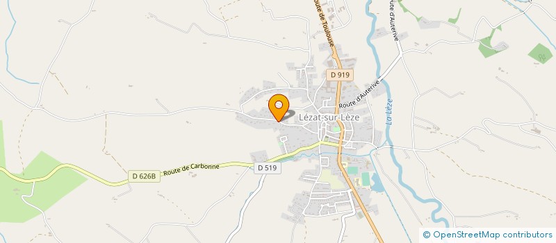 localisation de l'entreprise SCI Z5 à LEZAT-SUR-LEZE
