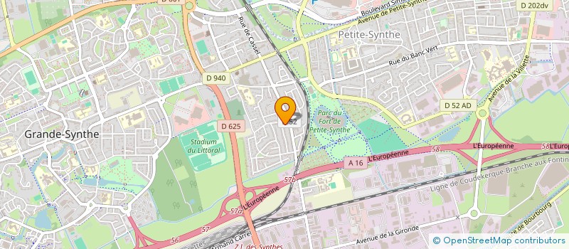 localisation de l'entreprise SCI ZA à DUNKERQUE