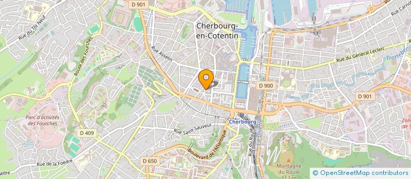 localisation de l'entreprise SCI ZA MAISON GEORGES  CHERBOURG-EN-COTENTIN