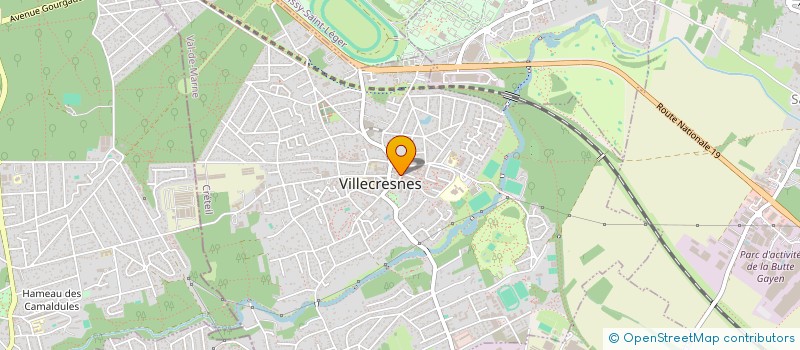 localisation de l'entreprise SCI ZA6MA  VILLECRESNES