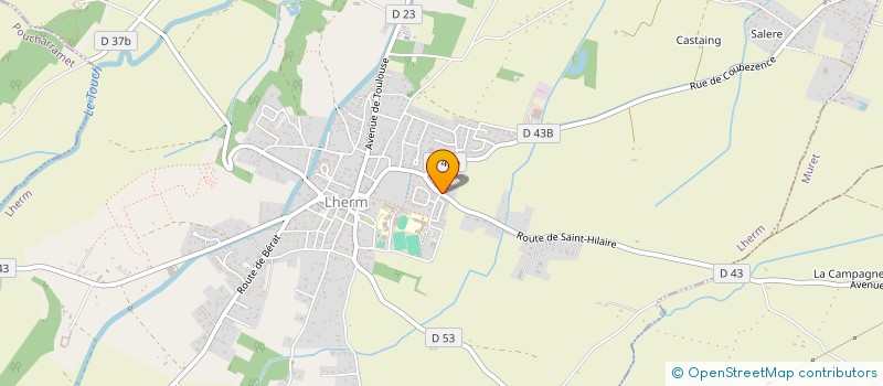 localisation de l'entreprise SCI ZAB  LHERM