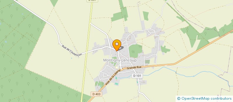 localisation de l'entreprise SCI ZABETH  MONTIGNY-LENCOUP