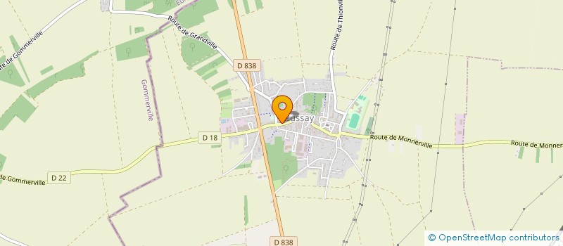 localisation de l'entreprise SCI ZABIMMO  PUSSAY