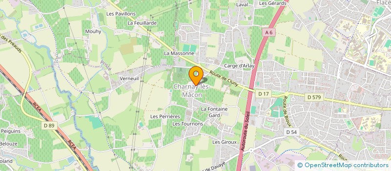 localisation de l'entreprise SCI ZAC à CHARNAY-LES-MACON