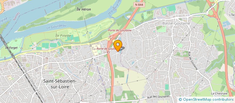 localisation de l'entreprise SCI ZAC DU PORT DE COMMERCE à SAINT-SEBASTIEN-SUR-LOIRE