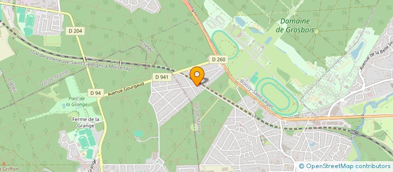 localisation de l'entreprise SCI ZACARIAS  VILLECRESNES