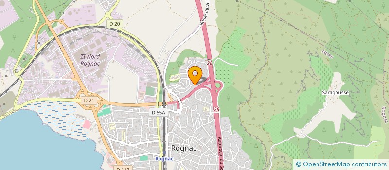 localisation de l'entreprise SCI ZACHARIA  ROGNAC