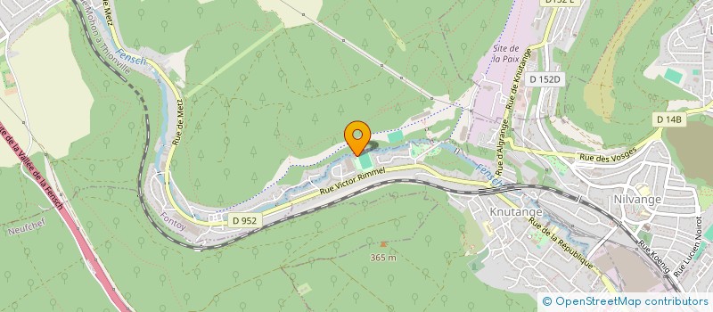 localisation de l'entreprise SCI  ZACHARY  KNUTANGE