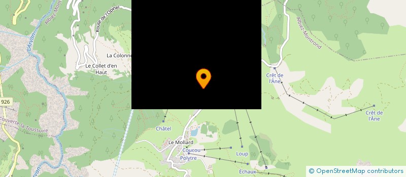 localisation de l'entreprise SCI ZACROMA  ALBIEZ-MONTROND